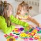 Spring Flower Craft Kit for Kids - Make Your Own Flowers Pot Craft DIY Floral Paper Hanging Ornament Party Decorations Artwork